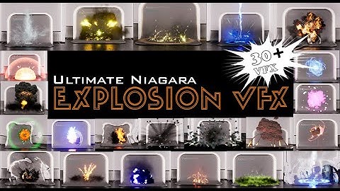Ultimate Niagara Explosion VFX-Unreal Engine 5