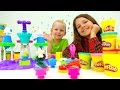 Развивающие игры с Плейдо: Создаем замок из мороженого 🍦