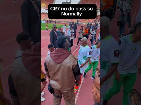 Yesterday at the Attom Foundation Charity match in Abuja.