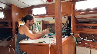 ⛵️DIY Sailboat Electrical Panel from scratch🤩 #184