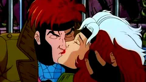 How did Rogue kiss Gambit?