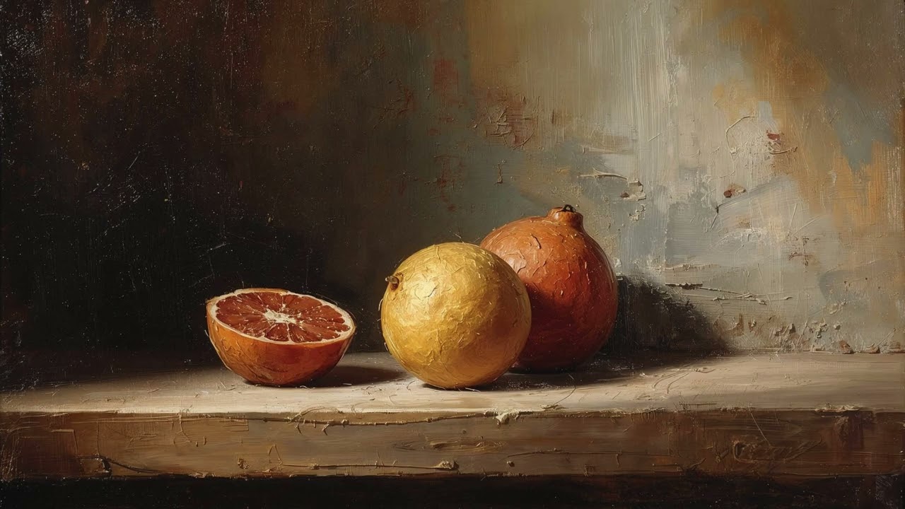 Fresh Citrus 🍊 | Art TV – Ambient Background Scenery (No ads)