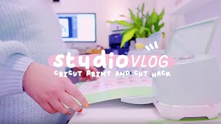 STUDIO VLOG 👩🏼‍🎨| Cricut hacks & bulk product making