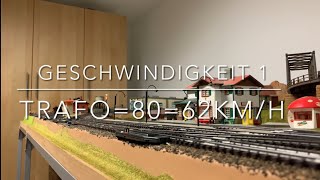 Märklin H0 BR 38 (3098) Wie schnell fährt dieser Zug (scale speed calculation) Modellbahner-Rechner
