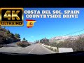 Driving in Spain, Mountain Views CountrySide   - Guadalest | Near BENIDORM, Costa Blanca  |  - 4k