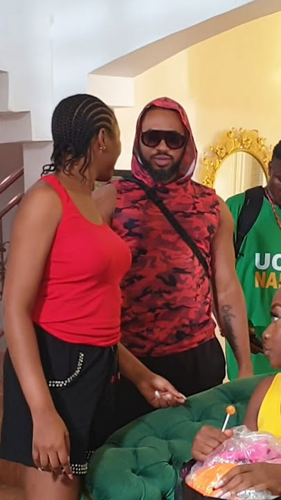 #chinenyennebe & #chrisokagbue ❤️ on a movie set #nigerianmovie