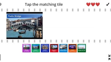 Match the pairs in word wall ( Bridges )