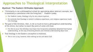 HT504 01A  Intro to Theological Interpretation