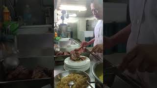 amazing roast pork shank in Mustard gravy sauce