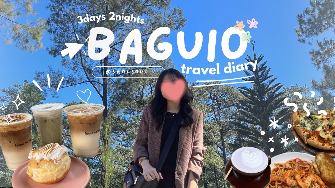 baguio travel diary 2023 🍓3days 2nights • DIY travel guide [all expenses: hotel, food, taxi fare]🎀