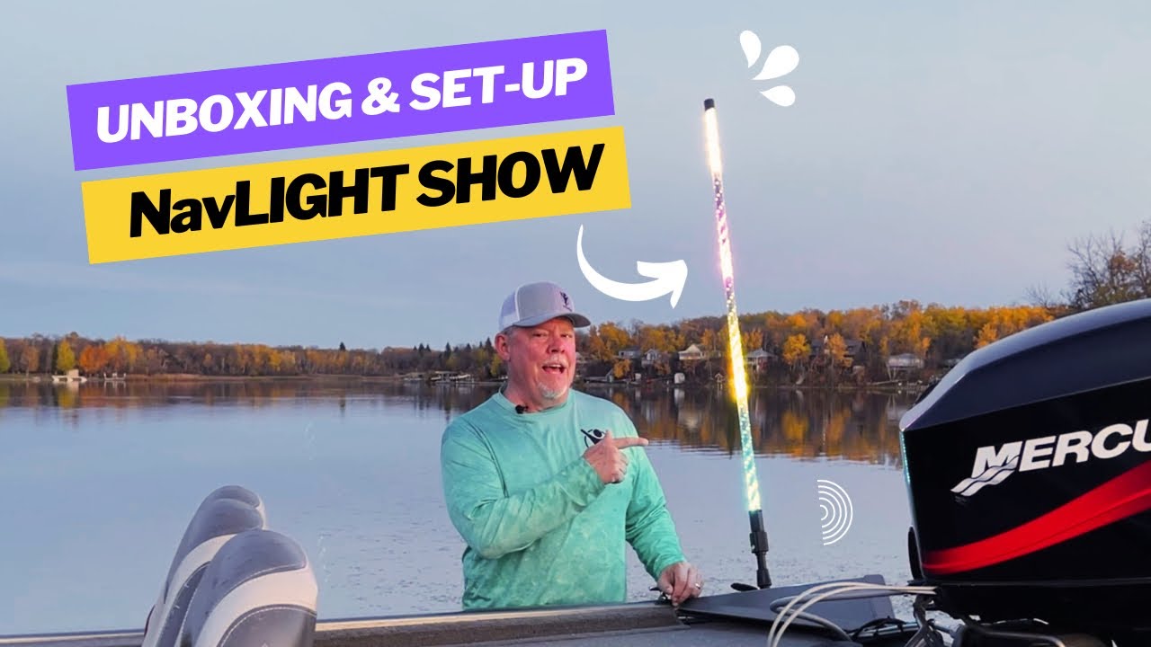 NavLIGHT SHOW Unboxing & Set-up the BEST way to Stay Safe & Have Fun on ...