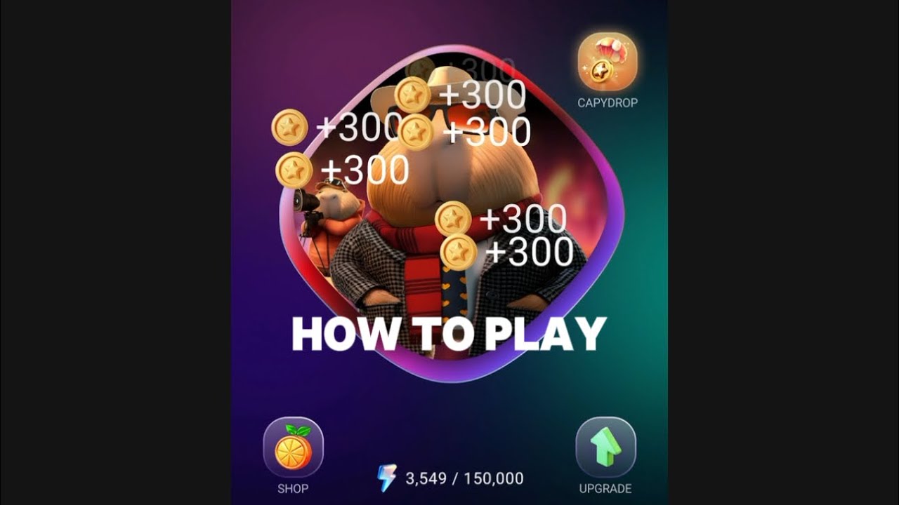 How to play Capybara Nation Crypto Game $Bara - YouTube