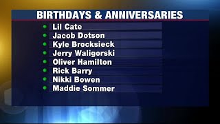 Birthdays and Anniversaries: February 27, 2021