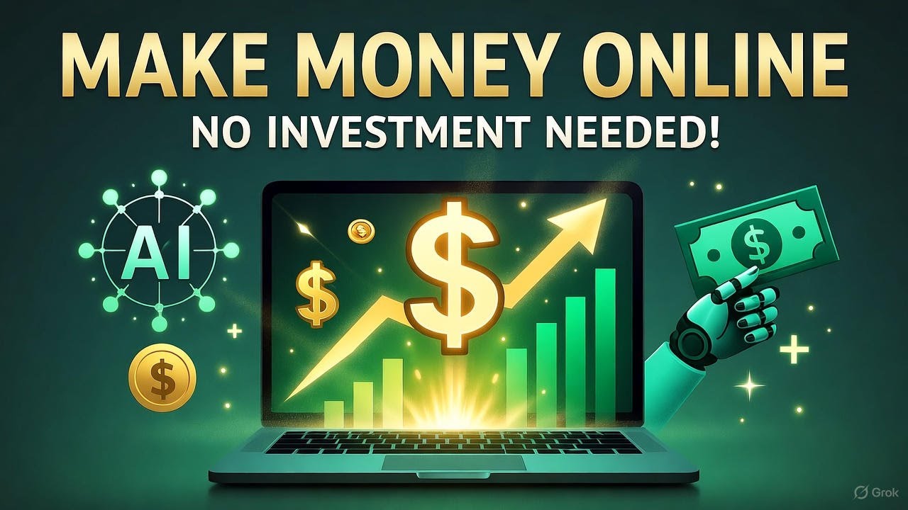 How to Make Money Online Without Any Investment - YouTube