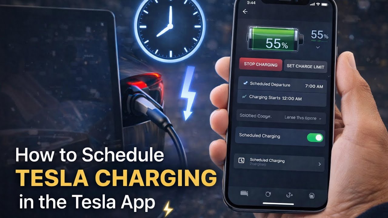 How to Schedule Tesla Charging in the Tesla App (Save Money Every Night ...