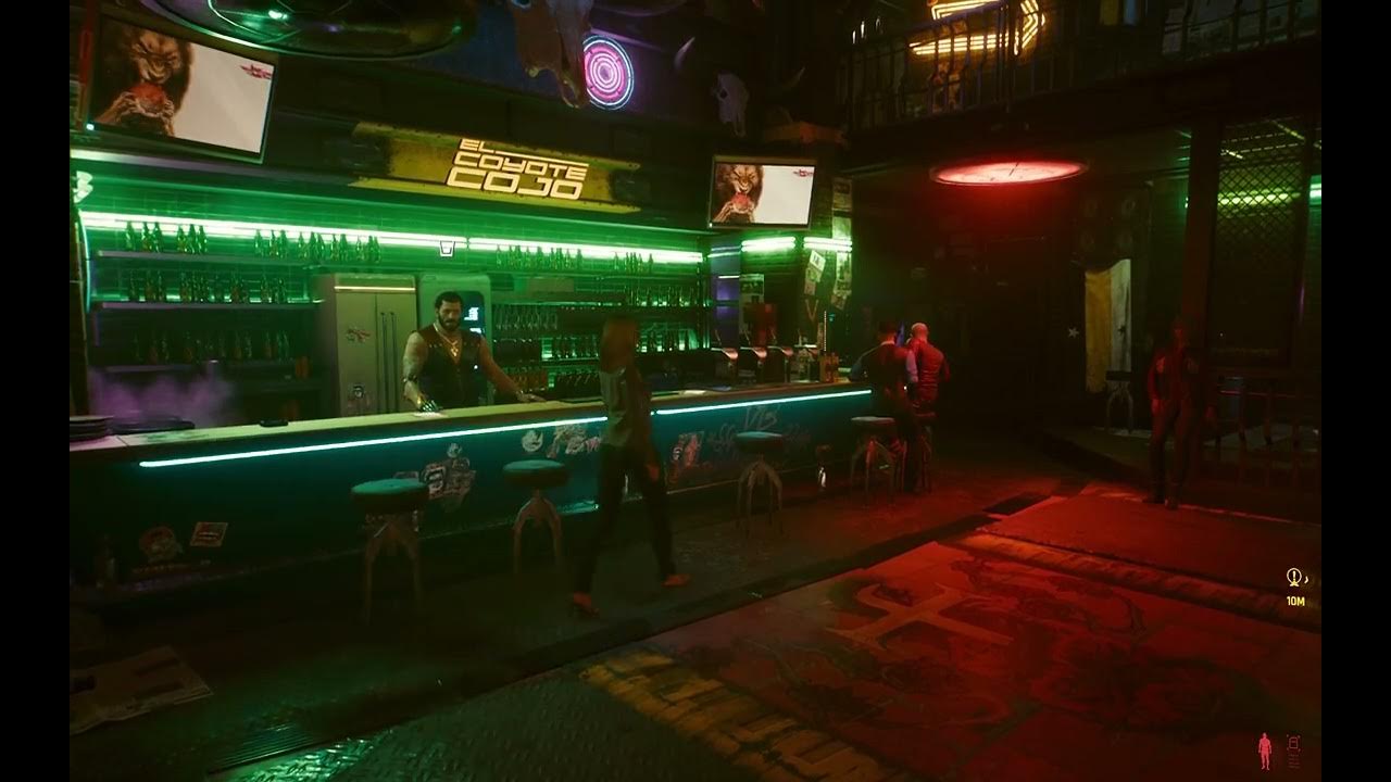 Cyberpunk 2077 - Places - El Coyote Cojo bar - YouTube Music