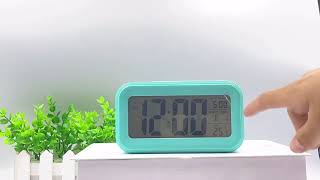 LED Digital Alarm Clock Electronic Clock Smart Mute Luminous Backlight Display Temperature screenshot 1