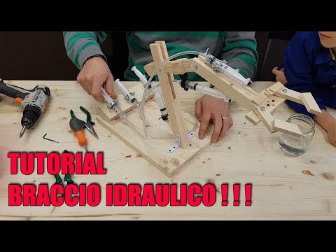 BRACCIO ROBOTICO IDRAULICO PER BAMBINI