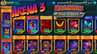 Dragons: Rise Of Berk | Arena 3 Brawl - Best Dragons!