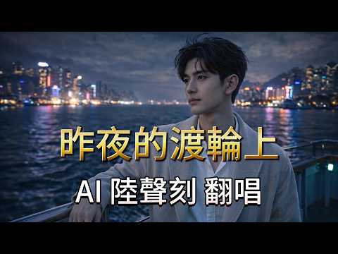 [AI 翻唱] 昨夜的渡輪上  | AI 陸聲刻 Vinyl Lu | 玲心音樂 AI Official MV | 粵語金曲 | 懷舊金曲
