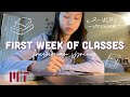 college vlog: first week of classes, bootcamp, dining hall food // MIT freshman spring