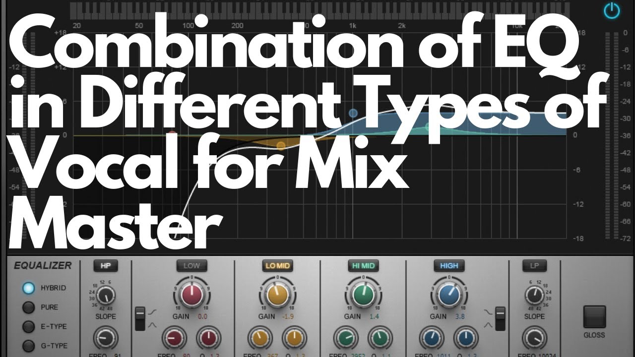 Combination of EQ in Different Types of Vocal for Mix Master - YouTube