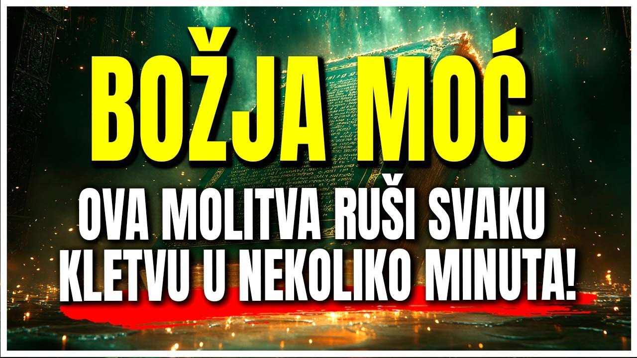 Najmoćnija molitva za uništenje svake kletve i zaštitu tvog života!