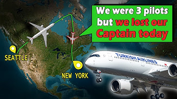 Turkish Captain Passed Away in Flight | Pilots Divert to New York - Kennedy