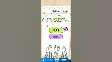 Brain Test Level 44 walkthrough