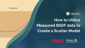 How to Utilize Measured BSDF data to Create a Scatter Model