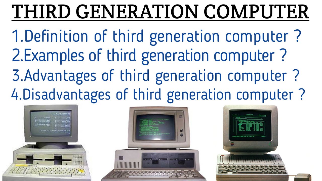 turnering Underholde ustabil What is third generation computer|third generation computer kya  hai|definition 3 generation computer - YouTube