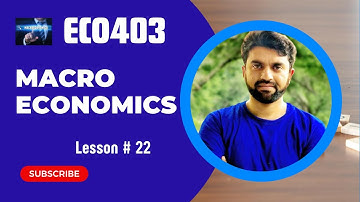 ECO403 Lesson 22: Economic Growth || MacroEconomics || Short Lecture