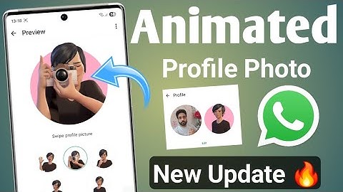 Whatsapp New Animated Avatar Profile Picture | Whatsapp New Update For Whatsapp DP