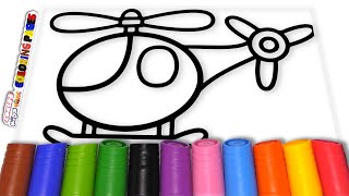 Helicopter Coloring Page: Take Flight with Your Imagination / Coloring Page Fun Zone