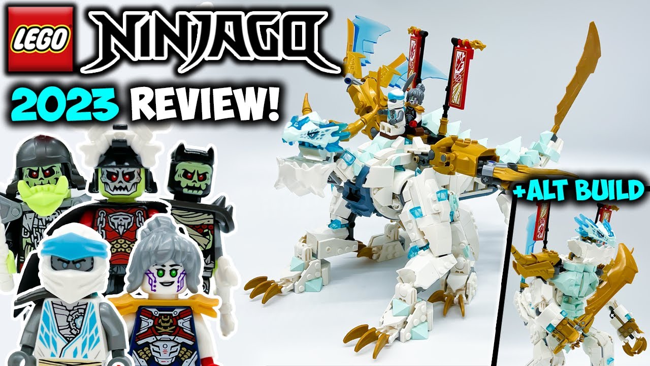 SHOT CASE - LEGO NINJAGO 71786 La Créature Dragon de Glace de Zane