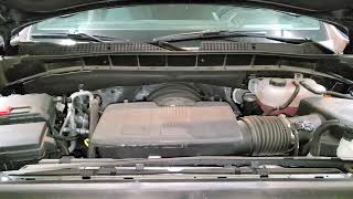 2019 To 2024 GMC Sierra 1500 A/C Low Pressure Valve Port Location - Use To Recharge Refrigerant