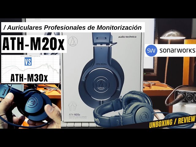 Audio-Technica M20x Auriculares Auriculares Profesionales de