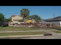 Home abandoned since Hurricane Katrina demolished