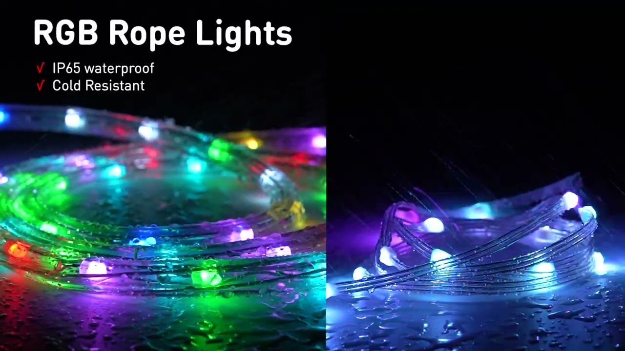120V Twinkle RGB Rope Light Christmas Rope Light Check Now 