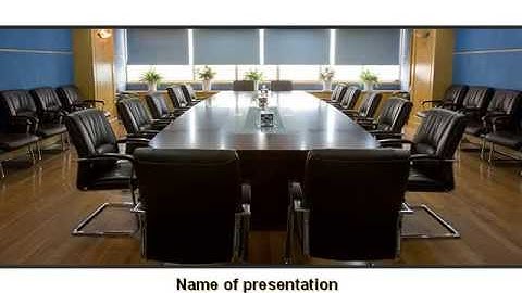 Corporate Conference Hall PowerPoint Template by PoweredTemplate.com