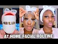 my home facial routine to get GLOWING skin