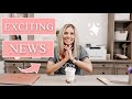 EXCITING NEWS + VLOG :)