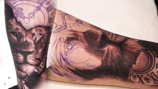 Lion's time - Tattoo time lapse