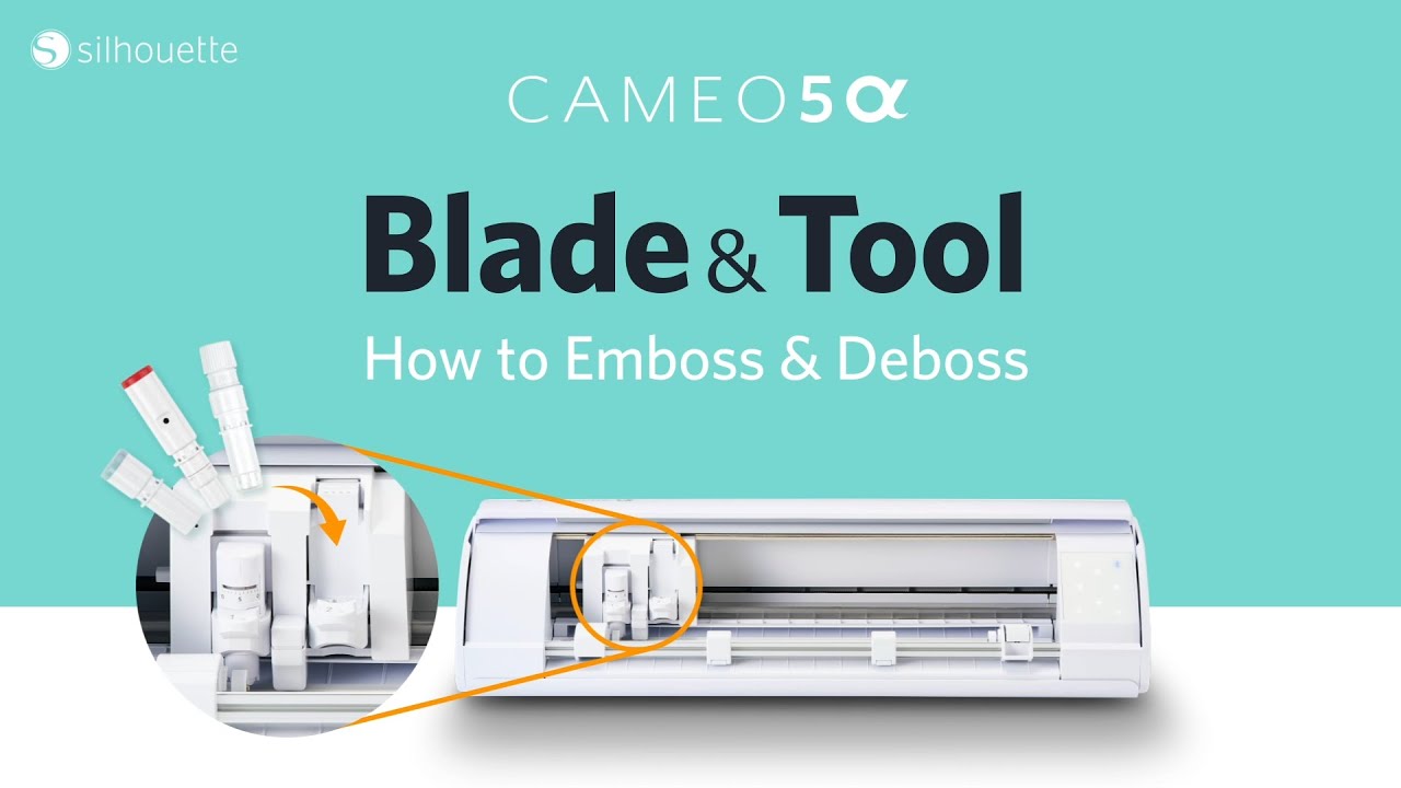 Silhouette CAMEO5α｜How to Emboss & Deboss