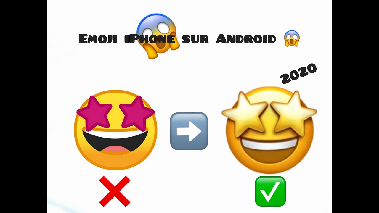 Comment avoir les emojis iPhone sur Android !? 2020 - YouTube