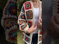 جاكيت كورشيه وحدات والوان مبهجة Crochet كروشيه هاندميد Handmade جاكيت 