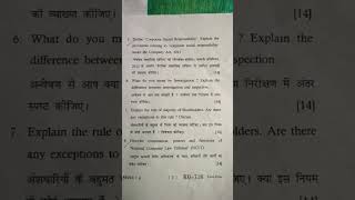Law Llb Lu 4 semester Company Law