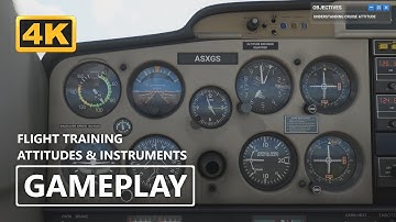MSFS Gameplay 4K | Microsoft Flight Simulator - ATTITUDES & INSTRUMENTS [GeForce RTX 3070]