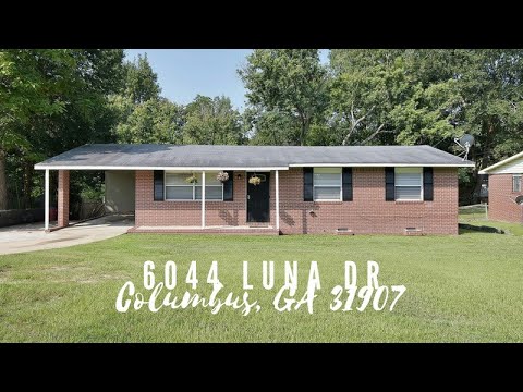 6044 Luna Dr, Columbus, GA home video tour