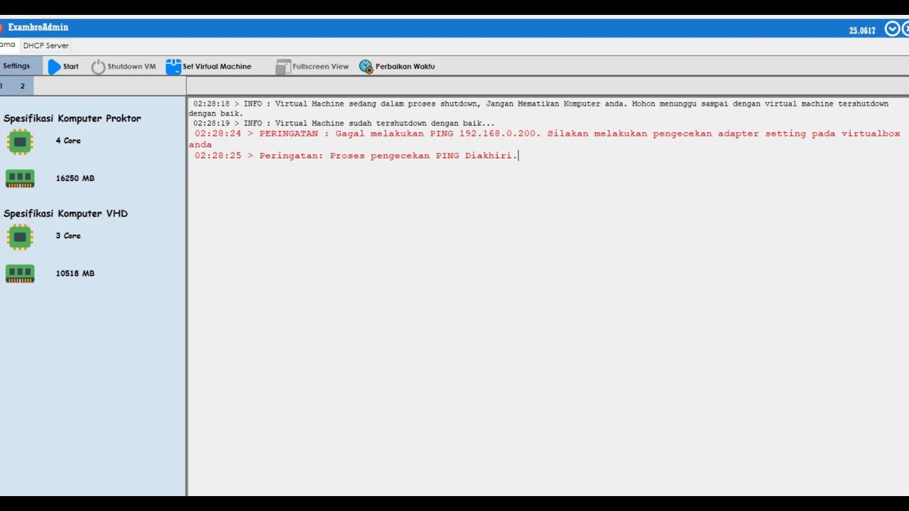 Solusi Exambrowser Admin Gagal Melakukan PING | ANBK 2025